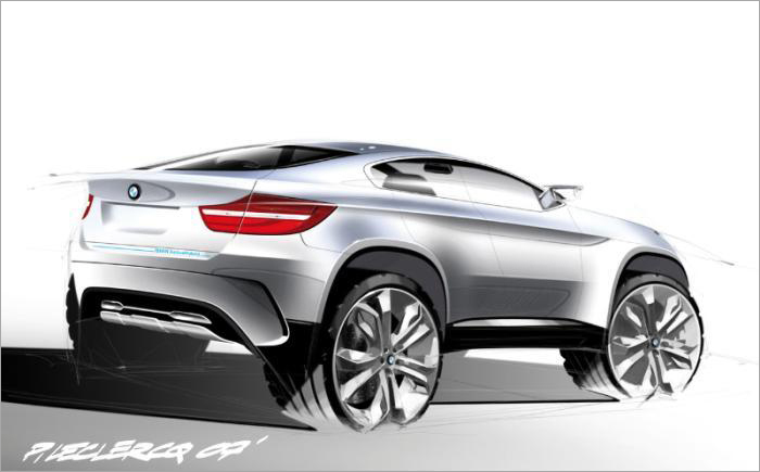 Скетч BMW X6 — 1